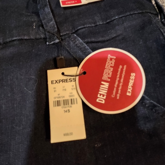 NWT Express denim perfect jeggings/skinny jeans size 14short - Picture 6 of 7